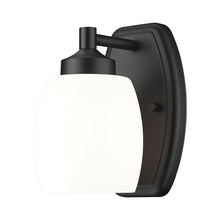Load image into Gallery viewer, Kendrick Bath Wall Light in Matte Black.
