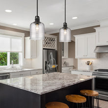 Load image into Gallery viewer, Kinsley Pendant Light in dinning room.
