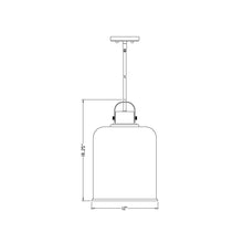 Load image into Gallery viewer, Kinsley Pendant Light - line drawing.
