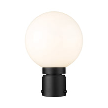 Load image into Gallery viewer, Laurent Outdoor Post Light in Opal (1-Light/8-Inch).
