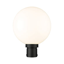 Load image into Gallery viewer, Laurent Outdoor Post Light in Opal (1-Light/12-Inch).
