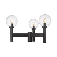 Load image into Gallery viewer, Laurent Outdoor Post Light in Clear Seedy (3-Light/30-Inch).

