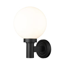 Load image into Gallery viewer, Laurent Outdoor Wall Light in Opal (1-Light/Short).
