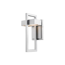Load image into Gallery viewer, Luttrel Outdoor LED Wall Light in Silver (Small).
