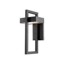 Load image into Gallery viewer, Luttrel Outdoor LED Wall Light in Black (Medium).
