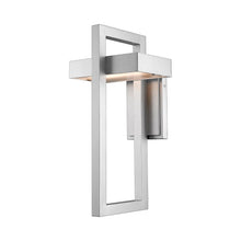 Load image into Gallery viewer, Luttrel Outdoor LED Wall Light in Silver (Large).
