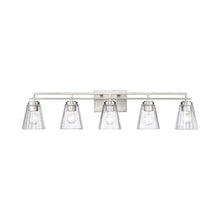 Load image into Gallery viewer, Lyna Bath Vanity Light in Brushed Nickel (5-Light).

