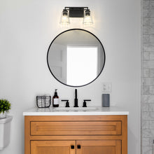 Load image into Gallery viewer, Lyna Bath Vanity Light in bathroom.
