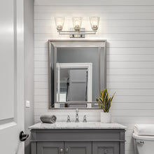 Load image into Gallery viewer, Lyna Bath Vanity Light in bathroom.
