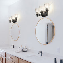 Load image into Gallery viewer, Lyna Bath Vanity Light in bathroom.
