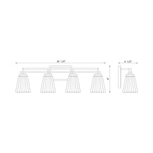 Load image into Gallery viewer, Lyna Bath Vanity Light - line drawing.
