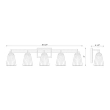 Load image into Gallery viewer, Lyna Bath Vanity Light - line drawing.
