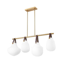 Load image into Gallery viewer, Newbury Linear Chandelier in Detail.
