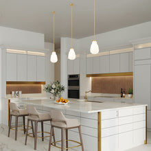 Load image into Gallery viewer, Newbury Pendant Light in kitchen.
