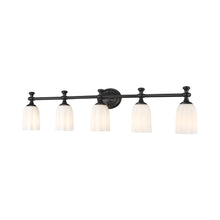 Load image into Gallery viewer, Orion Bath Vanity Light in Matte Black (5-Light).
