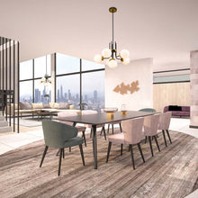 Load image into Gallery viewer, Parsons Chandelier in living room.

