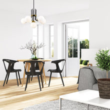 Load image into Gallery viewer, Parsons Chandelier in living room.
