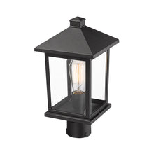 Load image into Gallery viewer, Portland Outdoor Round Mount Post Light in Detail.
