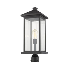 Load image into Gallery viewer, Portland Outdoor Round Mount Post Light in Detail.
