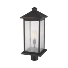 Load image into Gallery viewer, Portland Outdoor Round Mount Post Light in Detail.
