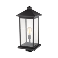 Load image into Gallery viewer, Portland Outdoor Square Mount Post Light in Detail.

