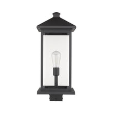 Load image into Gallery viewer, Portland Outdoor Square Mount Post Light in Detail.
