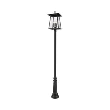 Load image into Gallery viewer, Rainer Outdoor Clear Glass Post Light.

