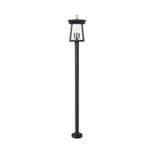 Load image into Gallery viewer, Rainer Outdoor Lean Post Light in Detail.
