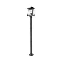 Load image into Gallery viewer, Rainer Outdoor Lean Post Light in Detail.
