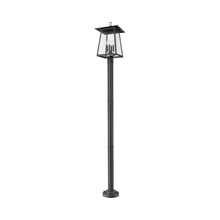 Load image into Gallery viewer, Rainer Outdoor Lean Post Light in Detail.
