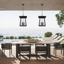 Load image into Gallery viewer, Rainer Outdoor Pendant Light in Outside Area.
