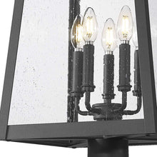 Load image into Gallery viewer, Rainer Outdoor Post Light in Detail.
