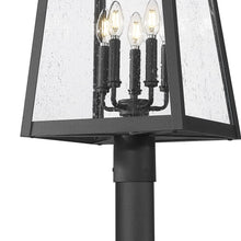 Load image into Gallery viewer, Rainer Outdoor Round Post Light in Detail.
