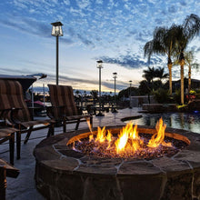 Load image into Gallery viewer, Rainer Outdoor Sleek Post Light in Outside Area.
