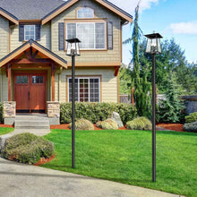 Load image into Gallery viewer, Rainer Outdoor Sleek Post Light in Outside Area.
