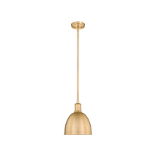 Load image into Gallery viewer, Sawyer Pendant Light in Classic Brass (Small).
