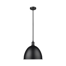 Load image into Gallery viewer, Sawyer Pendant Light in Matte Black (Large).
