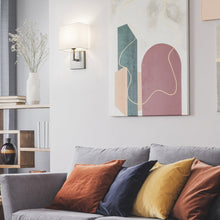Load image into Gallery viewer, Saxon Wall Light in living room.
