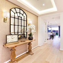 Load image into Gallery viewer, Saxon Wall Light in living room.

