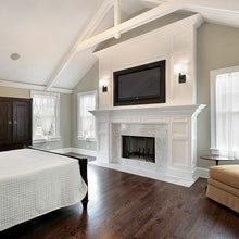 Load image into Gallery viewer, Saxon Wall Light in bedroom.
