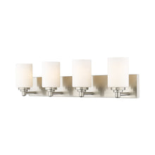 Load image into Gallery viewer, Soledad Bath Vanity Light in Brushed Nickel (4-Light).
