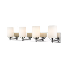 Load image into Gallery viewer, Soledad Bath Vanity Light in Chrome (4-Light).

