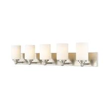 Load image into Gallery viewer, Soledad Bath Vanity Light in Brushed Nickel (5-Light).

