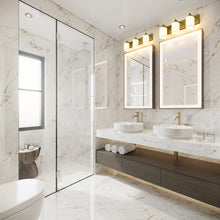 Load image into Gallery viewer, Soledad Bath Vanity Light in bathroom.
