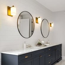 Load image into Gallery viewer, Soledad Bath Wall Light in bathroom.
