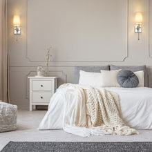 Load image into Gallery viewer, Sophia Wall Light in bedroom.
