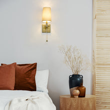Load image into Gallery viewer, Sophia Wall Light in bedroom.
