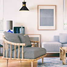 Load image into Gallery viewer, Soriano Pendant Light in living room.
