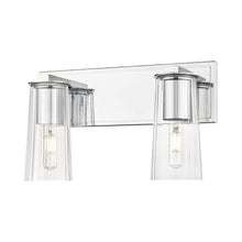Load image into Gallery viewer, Titus Bath Vanity Light in Chrome (2-Light).
