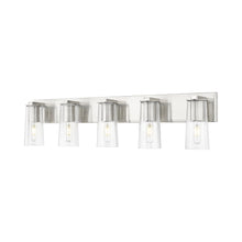 Load image into Gallery viewer, Titus Bath Vanity Light in Brushed Nickel (5-Light).
